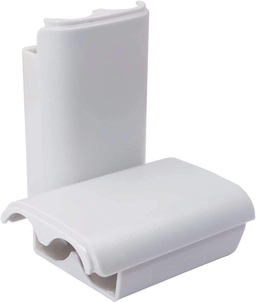 Protective 4X Battery Pack Shell Cases for Xbox 360 Wireless Controllers - White