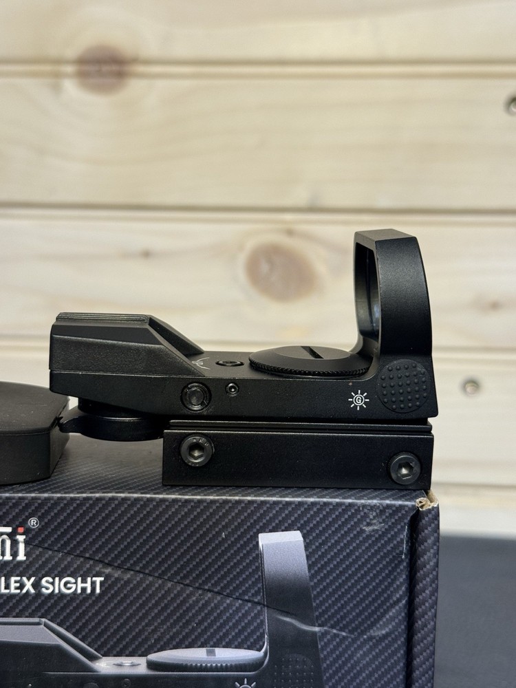 Feyachi RS-38: Reflex Sight Red Green Dot Optics 4 Adjustable Reticles Black