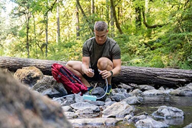 Portable Automatic Pump/Water Filtration System - for Camping Without Filter