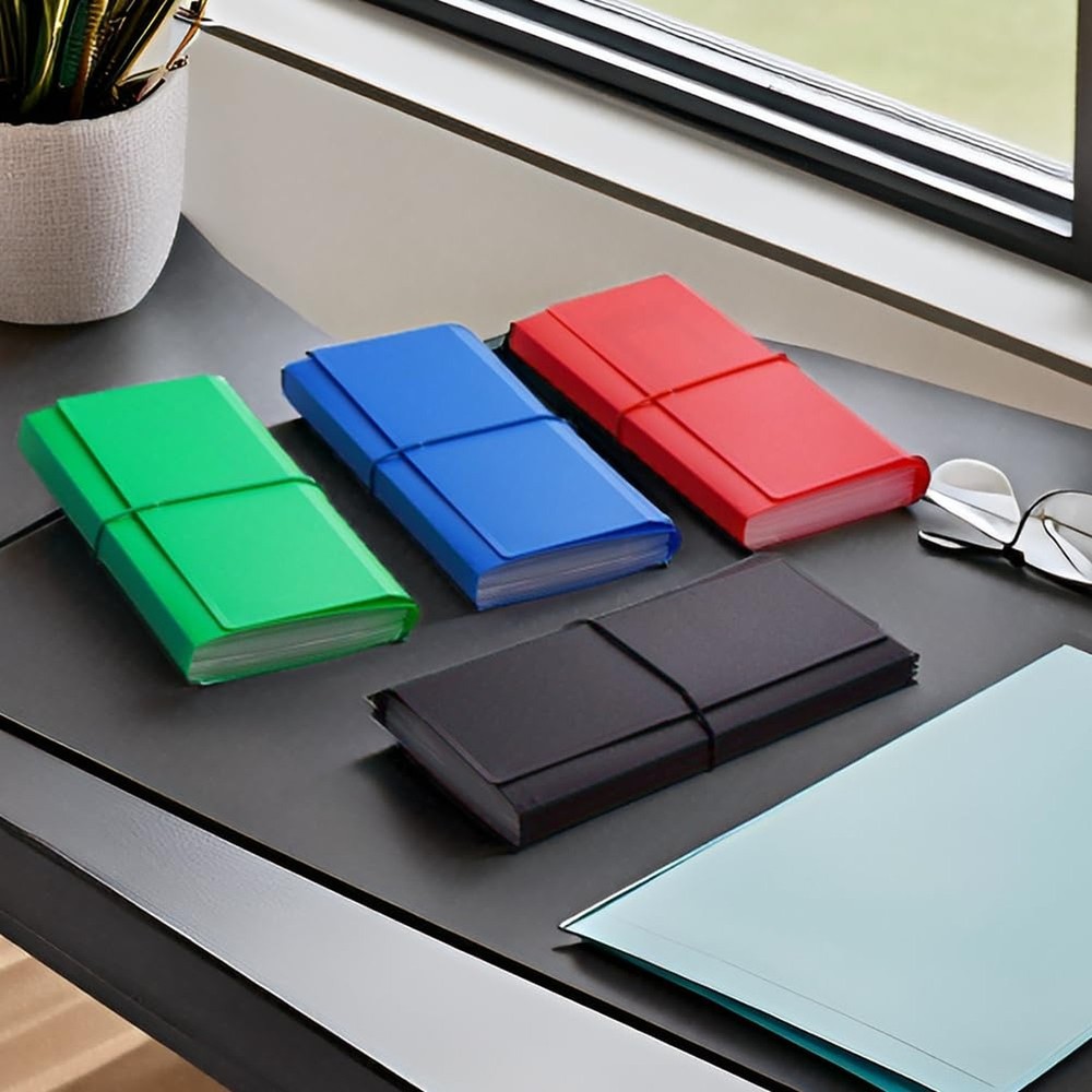 4 Pack XUCHUN 13 Pockets Receipt Organizer,Small Expanding File Foder for Rec...