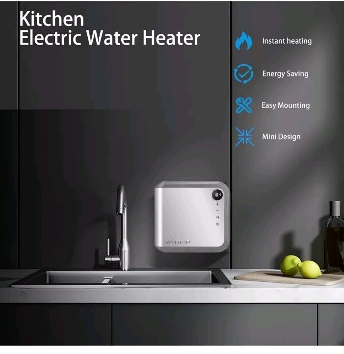 New Wintemp Tankless Electric Water Heater Model KFU135 0.26 GPM 30A