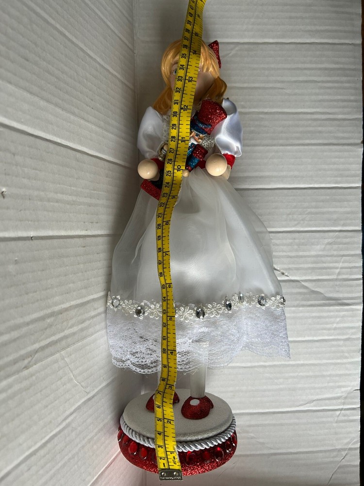Kurt Adler 15-Inch Hollywood Clara Nutcracker, white Nutcracker Ballet