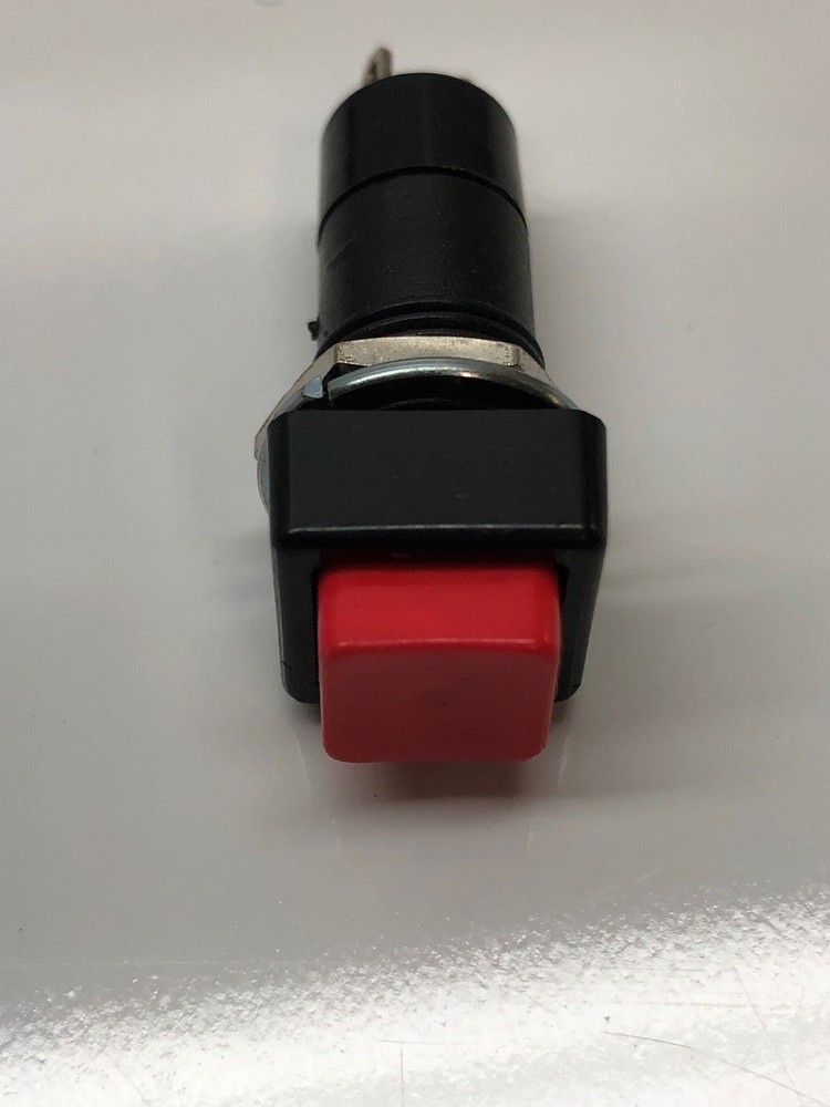 lot of 100 red square push button switch
