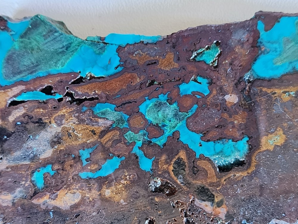 Chrysocolla Malachite Lapidary Slab Chile