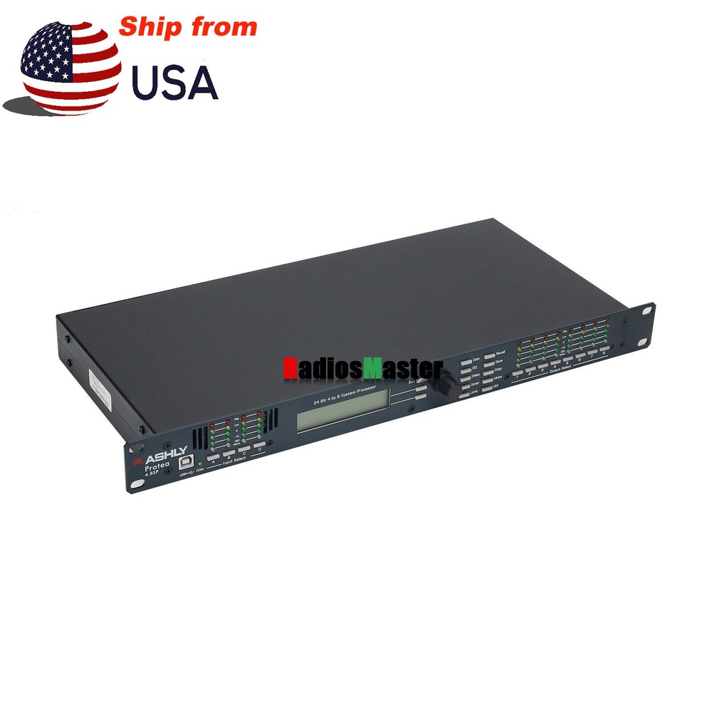 4.8SP 110V Digital DSP Audio Processor Original Software 4 Input 8 Output #USA