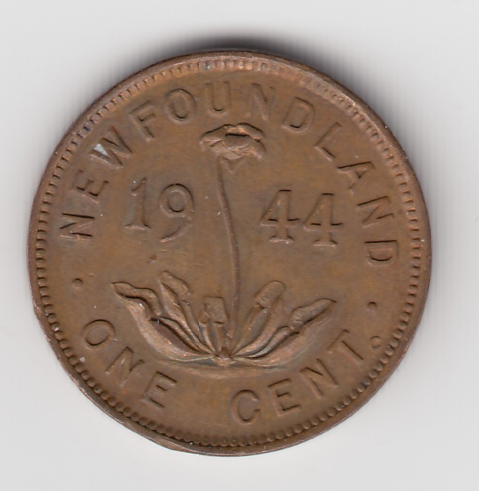 1944C Newfoundland One Cent - Nice Grade
