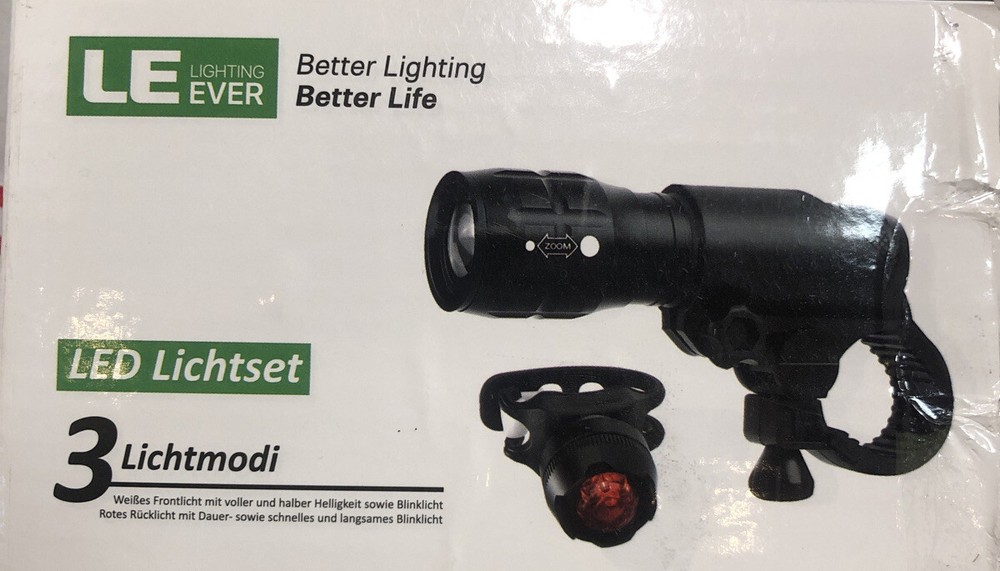 LE LED Bike Light Set