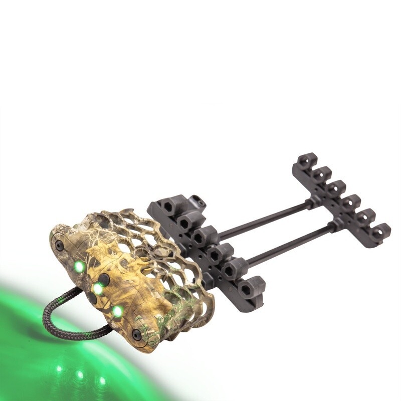 Hex Light 5 Arrow Quiver LED Lights Quick Attachment Adjustable Bow Accessory US