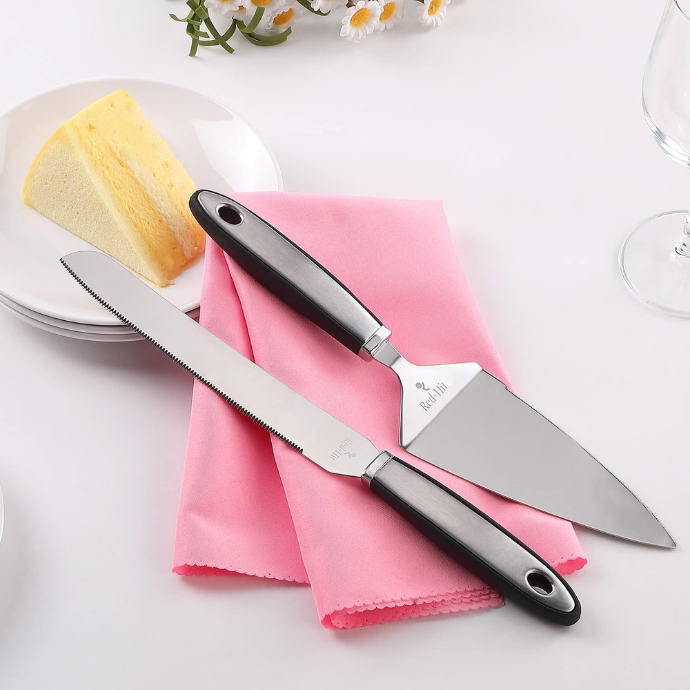 Cake Cutting Set for Wedding Cake and Server Set, Cake Cutter and Pie Spatula...