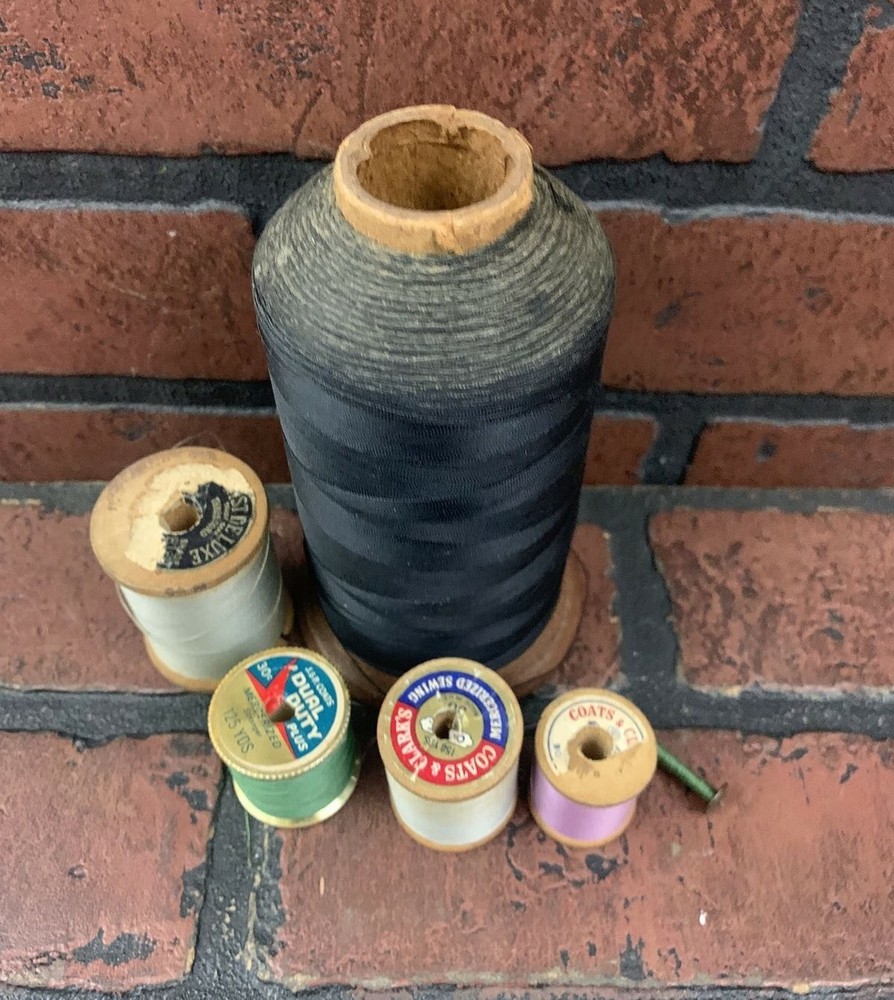 Lot of Sewing Thread Spools