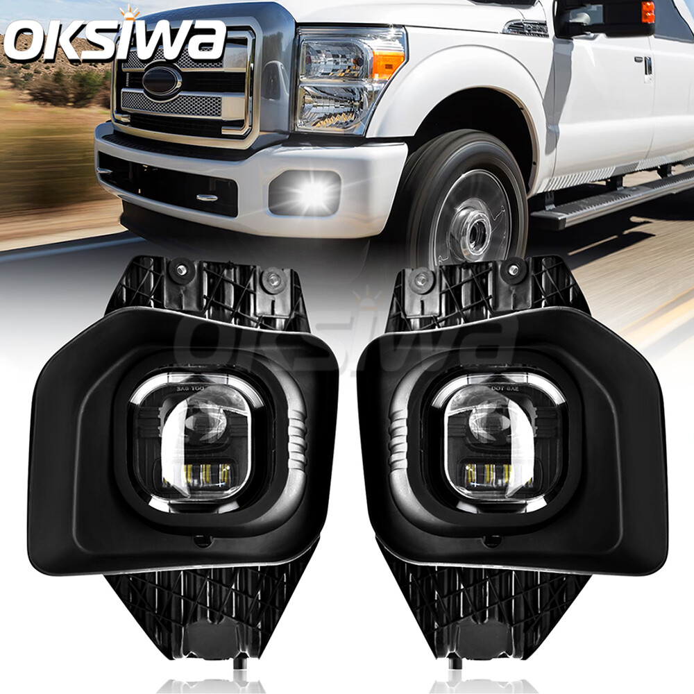 LED Fog Lights For Ford 2011-2016 F-250 F-350 F-450 F-550 Super Duty Bumper Lamp
