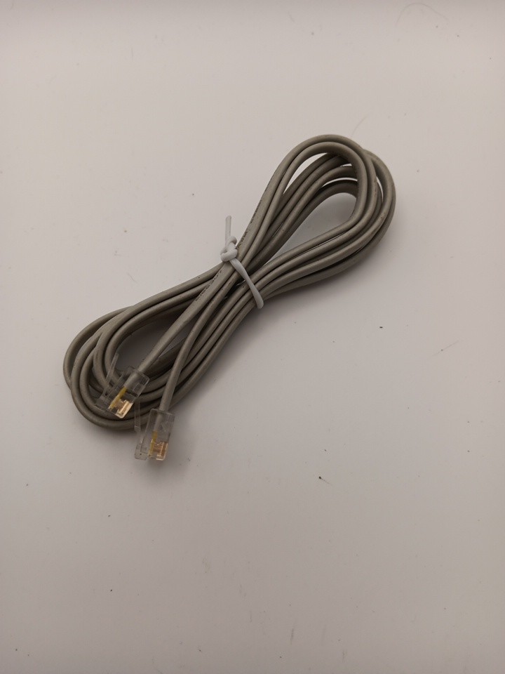 Standard Phone Cord Cable RJ-11 7 ft