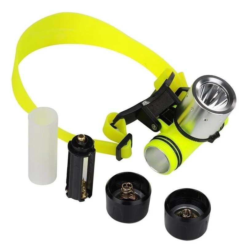 Headlamp Underwater Swimming Headlight Dive Head Light Torch Flashlight