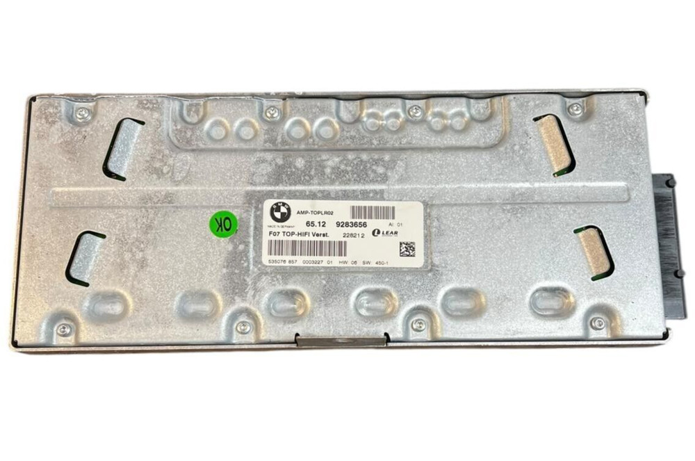2012 BMW 750 AMPLIFIER HIFI SYSTEM CONTROL MODULE UNIT 65129283656 OEM