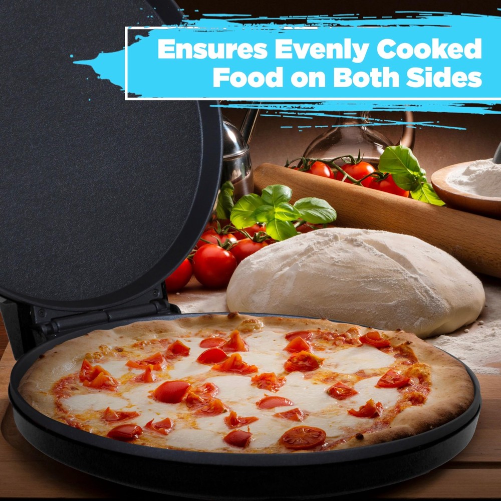 Courant Countertop Pizza Maker 12" Machine, Cool-touch, Crispy Crust
