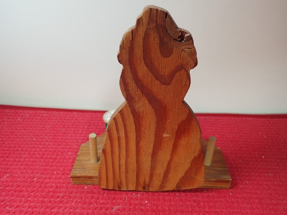 Snow White Wooden Sewing Thread Spool Holder