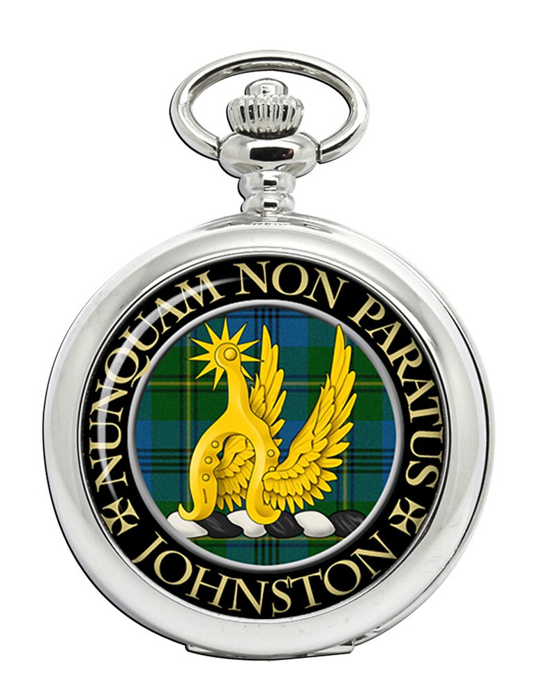 Johnston Scottish Clan Pocket Watch