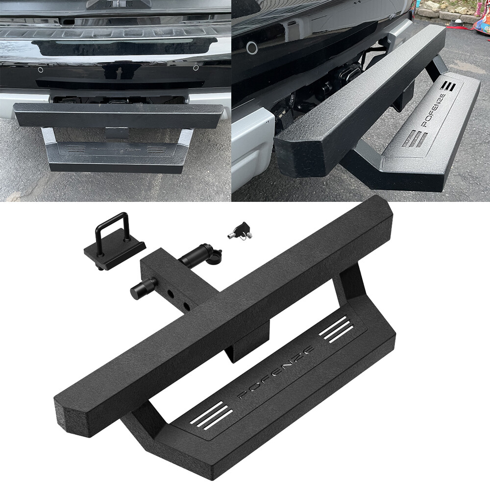 Universal 2" Receiver Trailer Towing Rear Hitch Step Bar Bumper Protection Guard