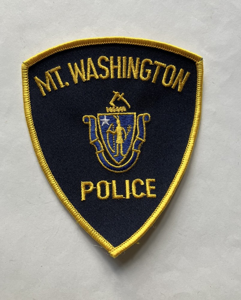 Obsolete Mt Washington Police patch, Massachusetts