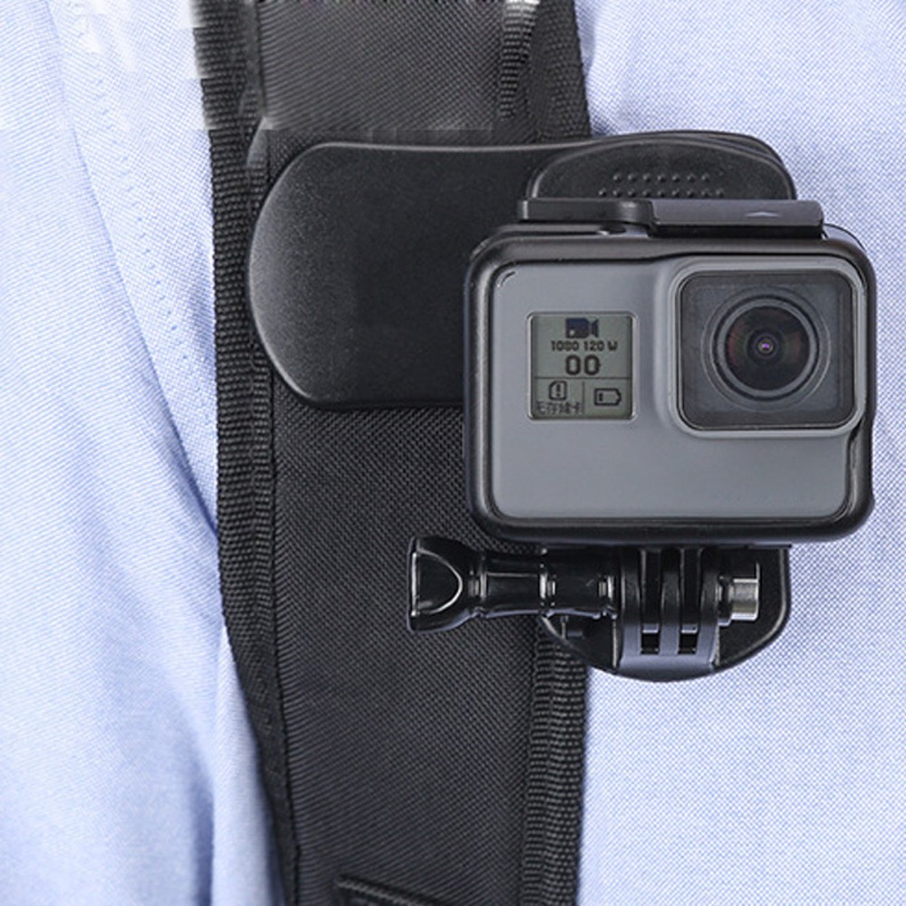 Fantastic Mini Camera Backpack Mount Clip For Gopro Hero6 5 4 3+Black Session E