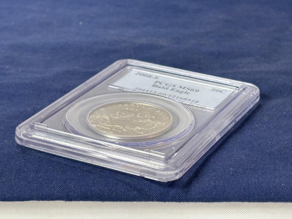 2008 S Bald Eagle Half Dollar PCGS MS69