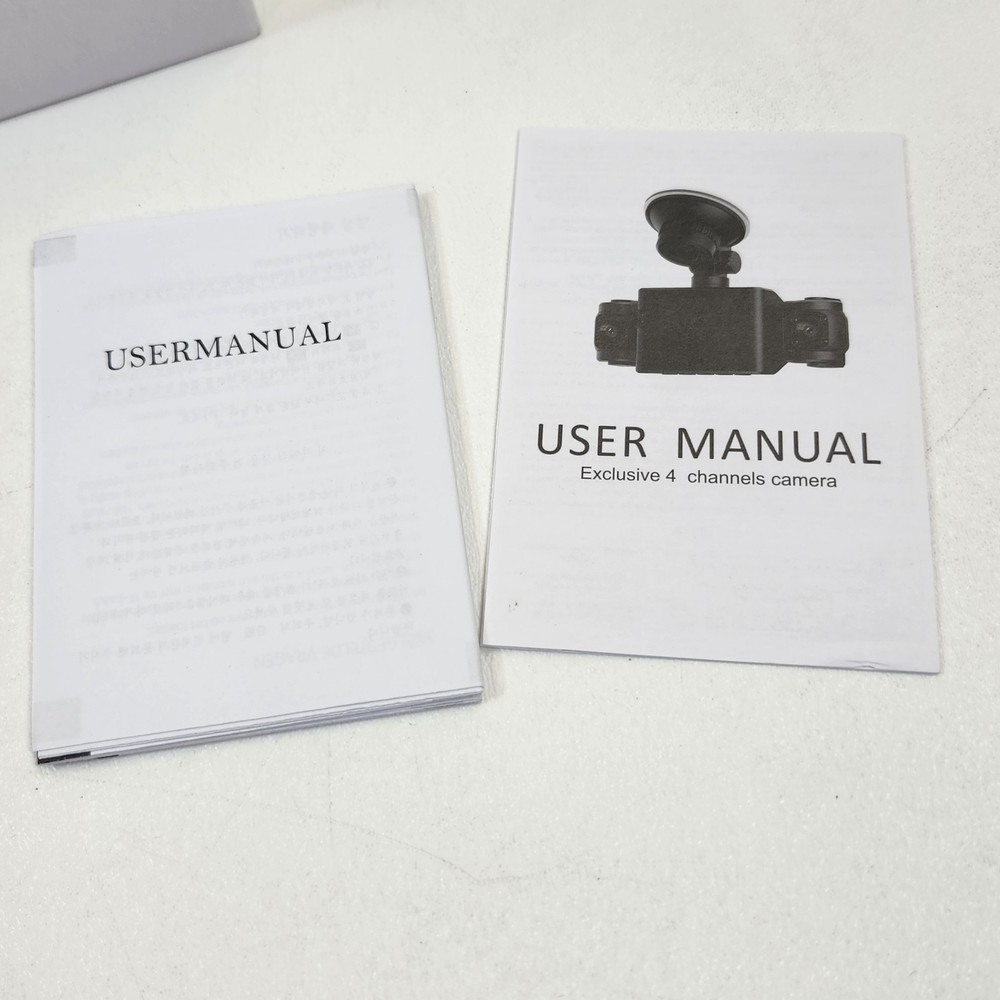 Quad Camera Dash Cam Kit 4-Channel Car