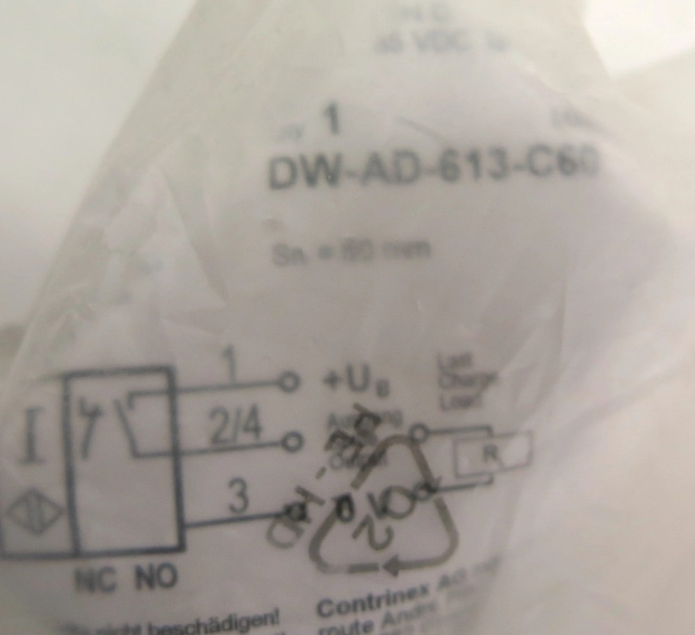 Contrinex DW-AD-613-C60 Inductive Sensor