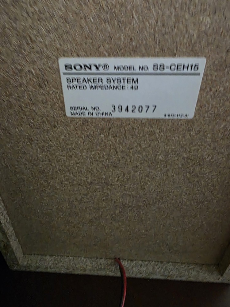 Sony Micro Hi-Fi Component System CMT-EH15
