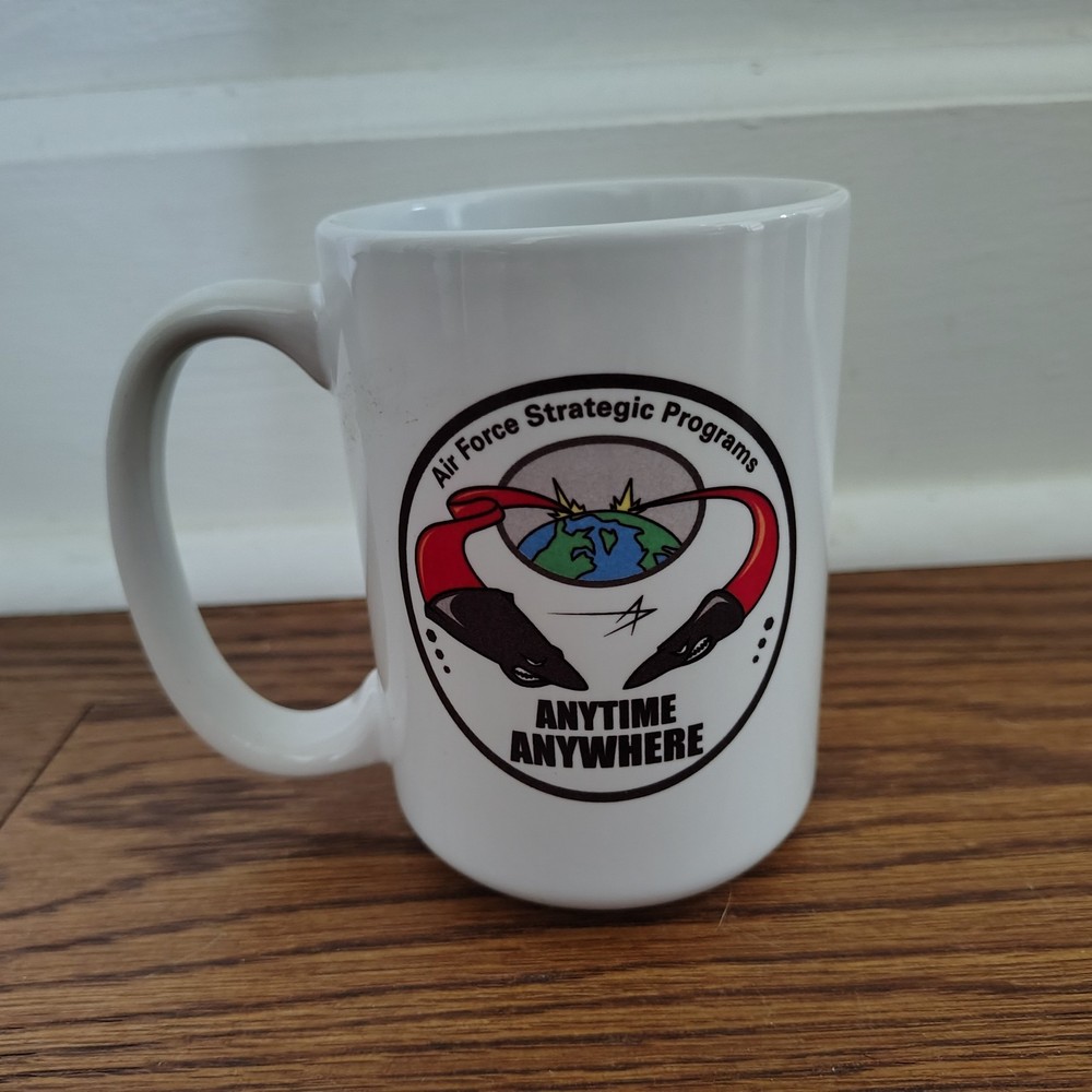 LOCKHEED MARTIN MK21 FUZE DELIVERY COFFEE MUG U.S. AIRFORCE STRATEGIC PROGRAMS