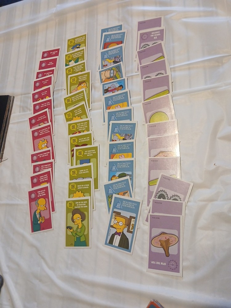 Don't Panic The Simpsons Board Game Complete