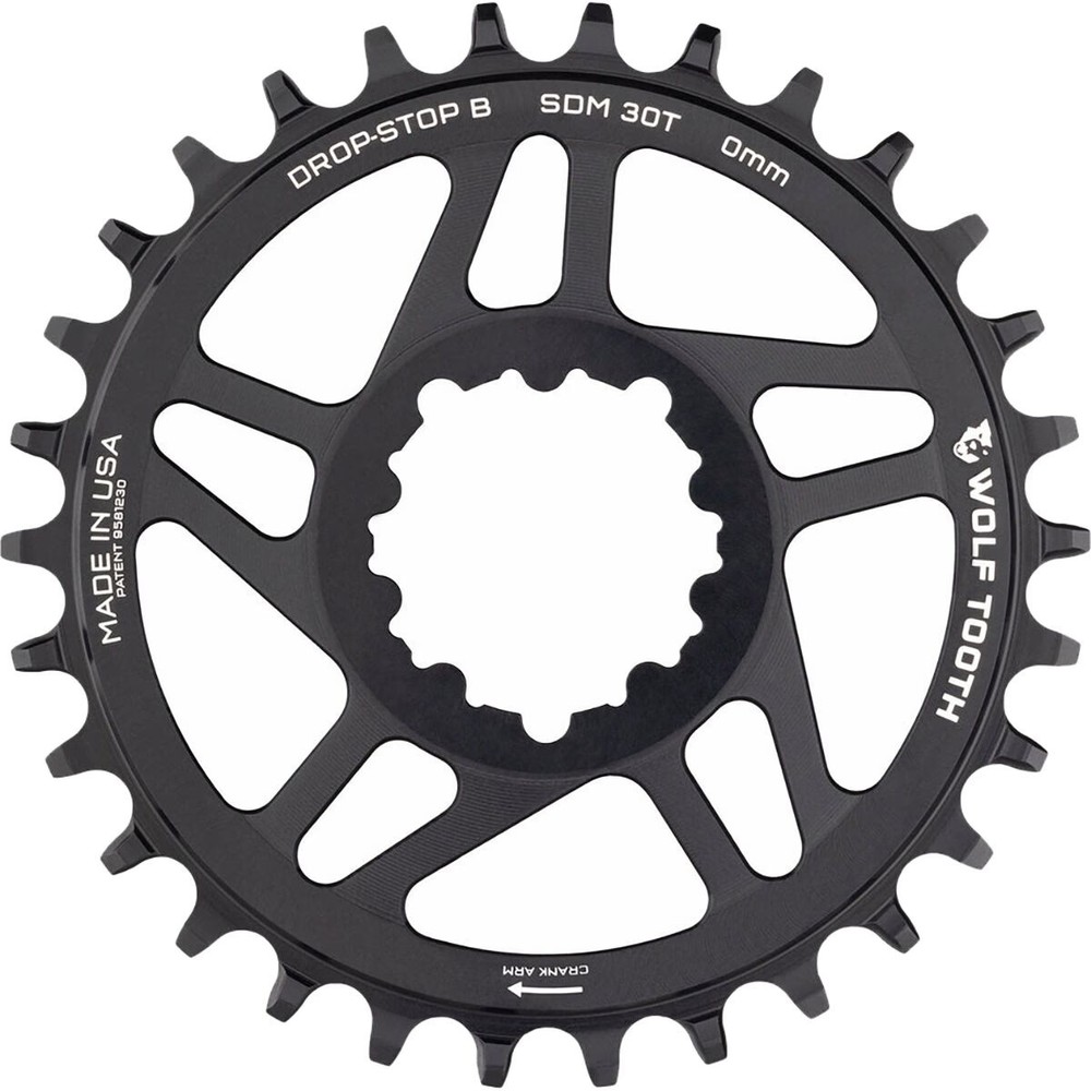 Wolf Tooth Components Drop Stop SRAM Direct Mount Chainring