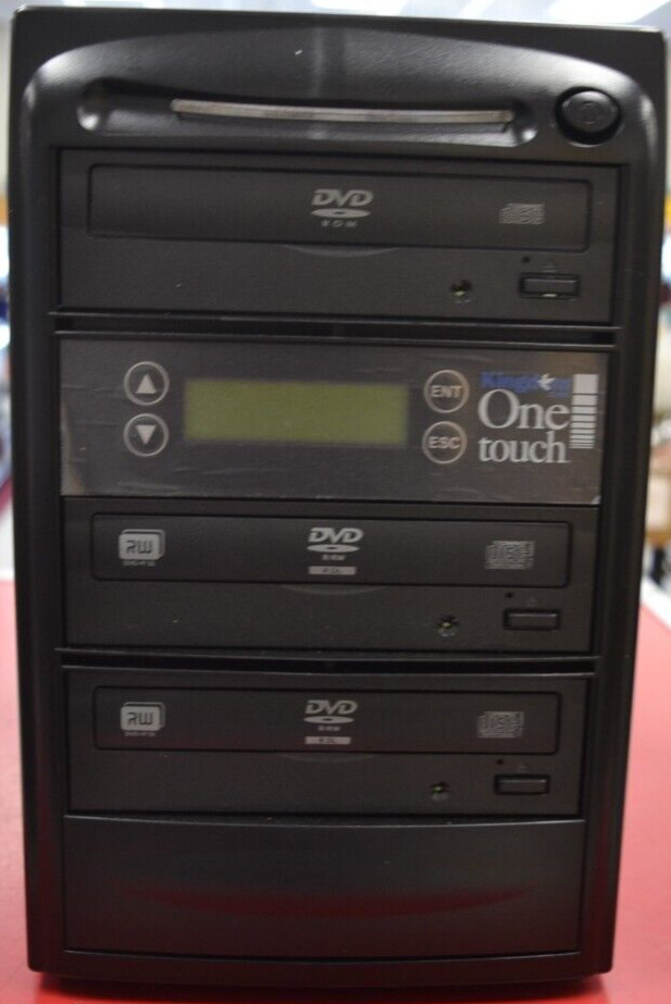 Kingdom One Touch 2 Copy DVD/CD Duplicator | High-Speed