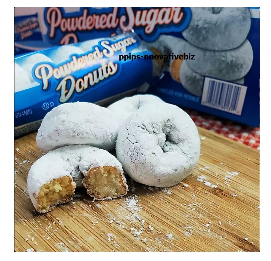 Duchess Mini POWDERED Sugar DONUTS, 3 oz., 12 pk - SHIPS SAME DAY!!!