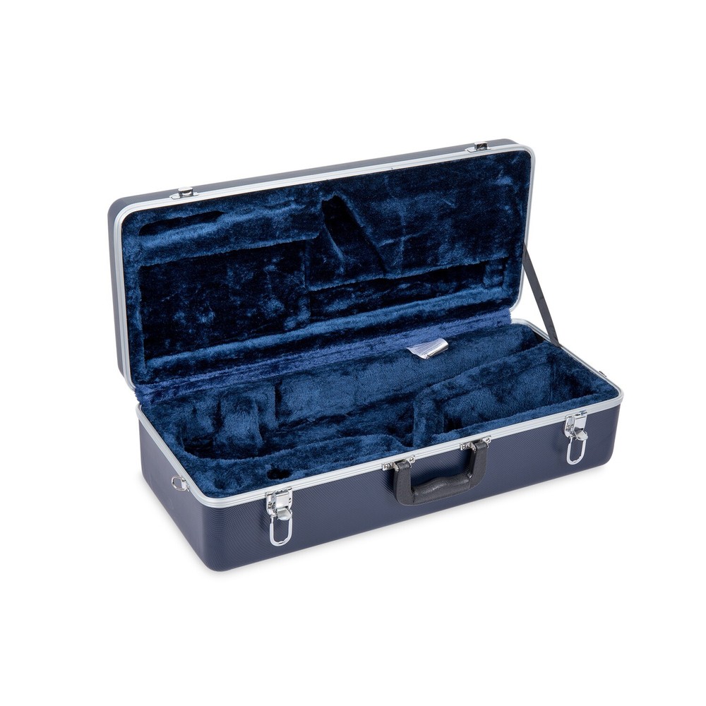 Crossrock Alto Saxophone Rectangular Case-Strong ABS Molded with Single strap