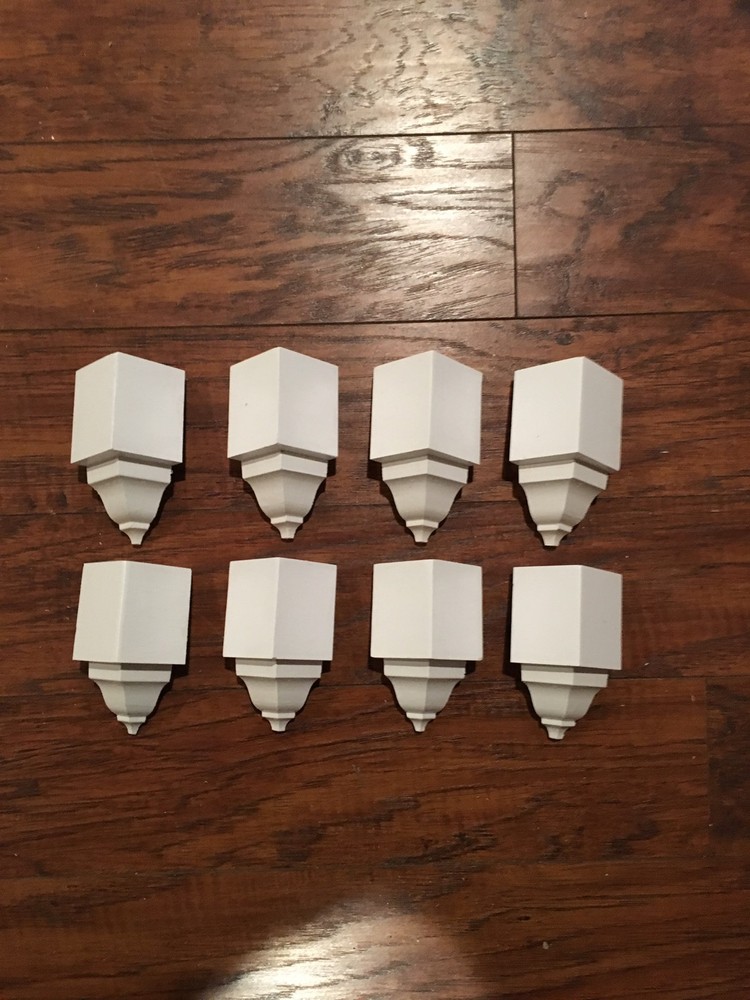 Crown Molding inside Corners made From  And For 2 5/8" (crown) 8 pack