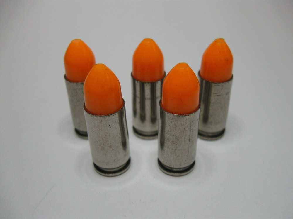 9 mm Brass Snap Caps Safety Training 9mm for loading-unloading, stoppage drills