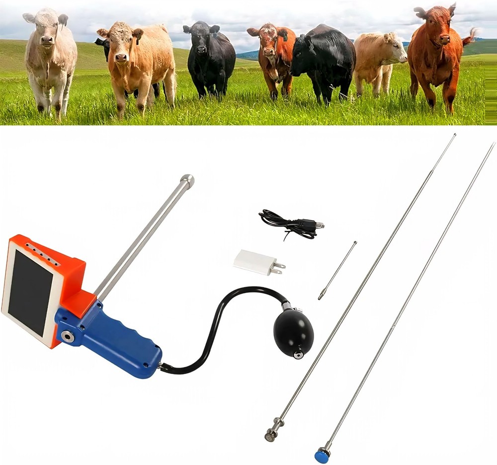 Heavy-Duty Bovine Visual Insemination Gun