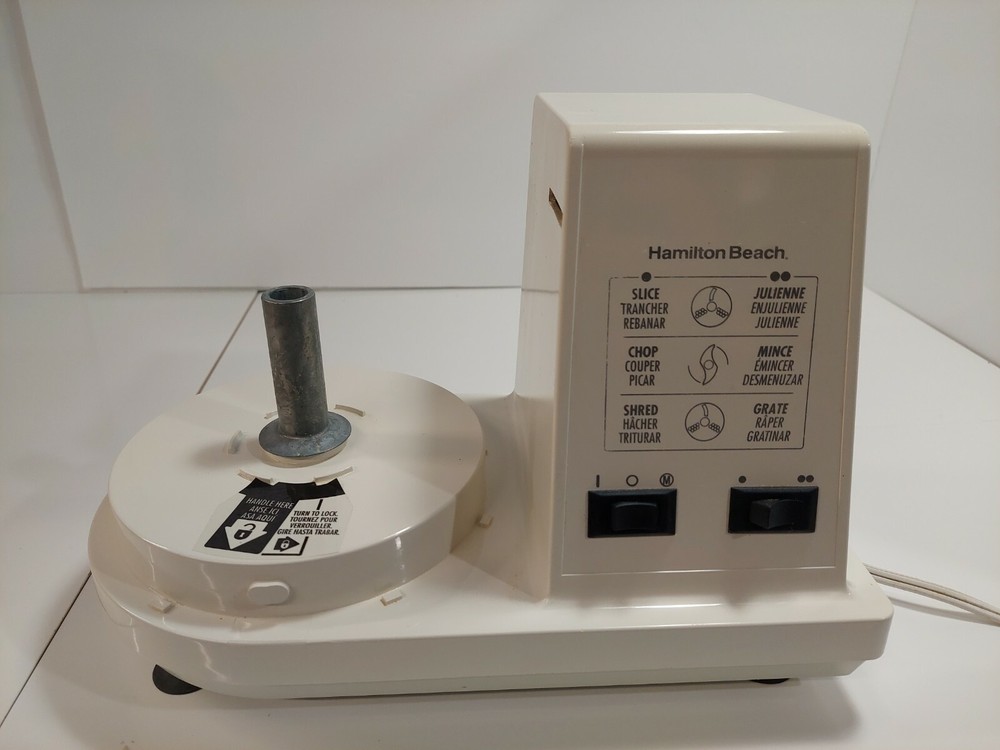 Hamilton Beach Dual Speed Food Processor 702-R Replacement Motor Base White