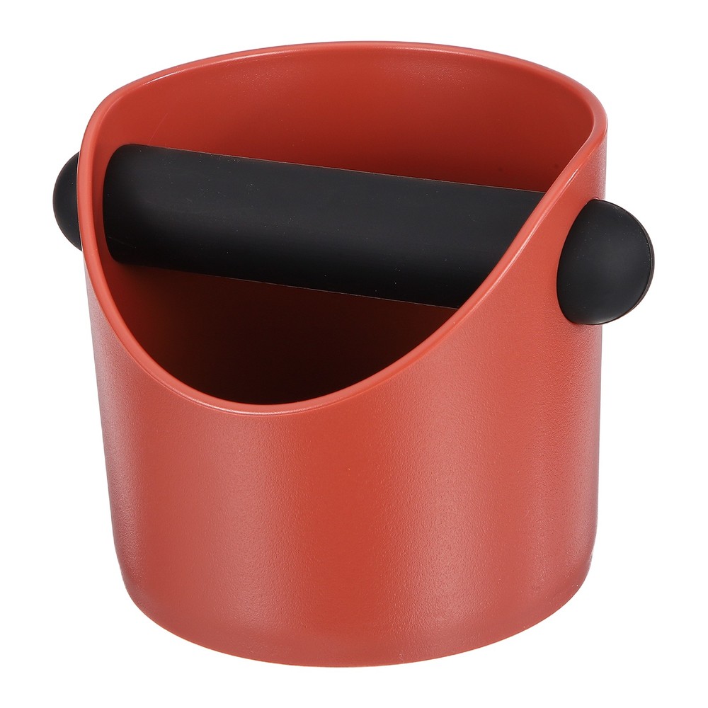 4-inch Coffee Knock Box, Espresso Knock Box Coffee Grounds Container, Red