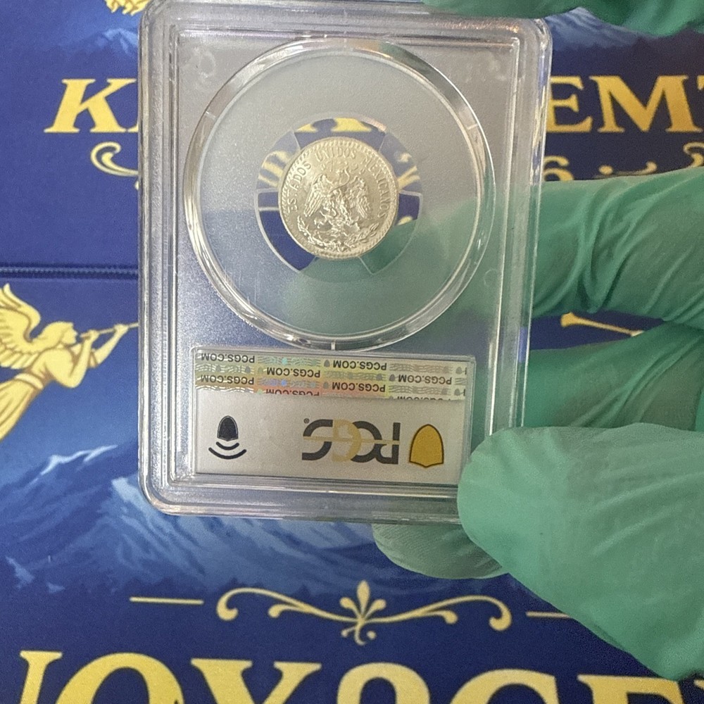 1942-M PCGS MS64 Mexico Silver 20 Centavos