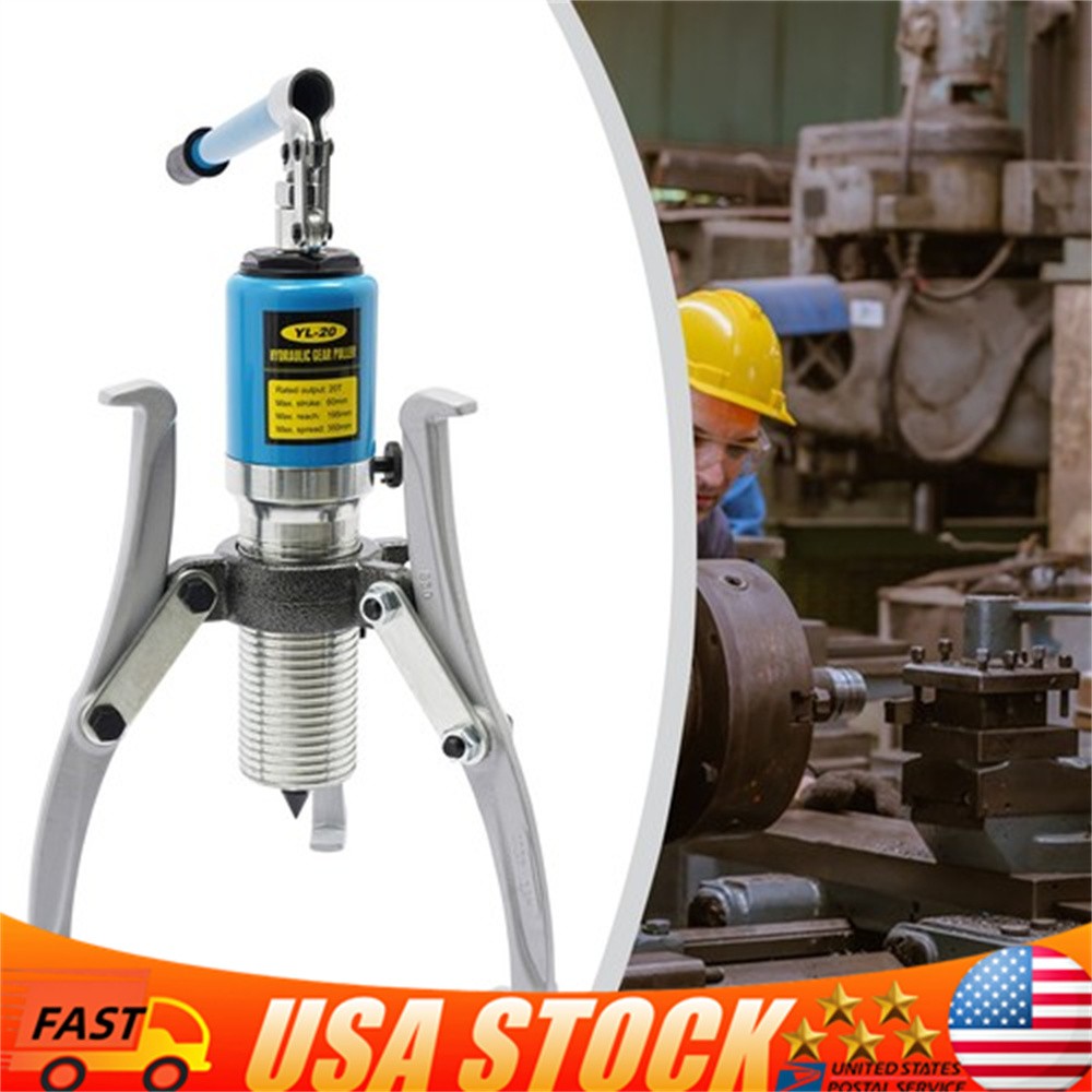 3 Jaws Or 2 Jaws 20T Hydraulic Gear Puller Set Wheel Bearing Pulling Separator