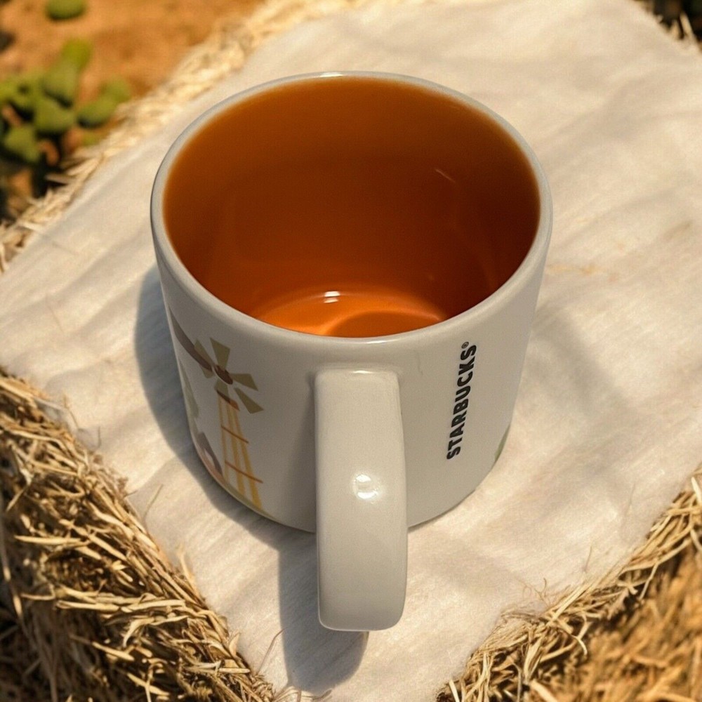 Starbucks Texas You Are Here YAH Coffee Mug 14 oz Ceramic EUC