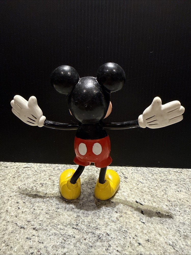 Vintage Disney Mickey Mouse 5” Poseable Bendable Figurine by Applause