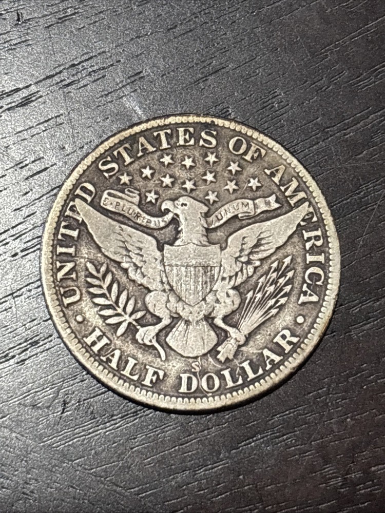 1915-S Barber Half Dollar