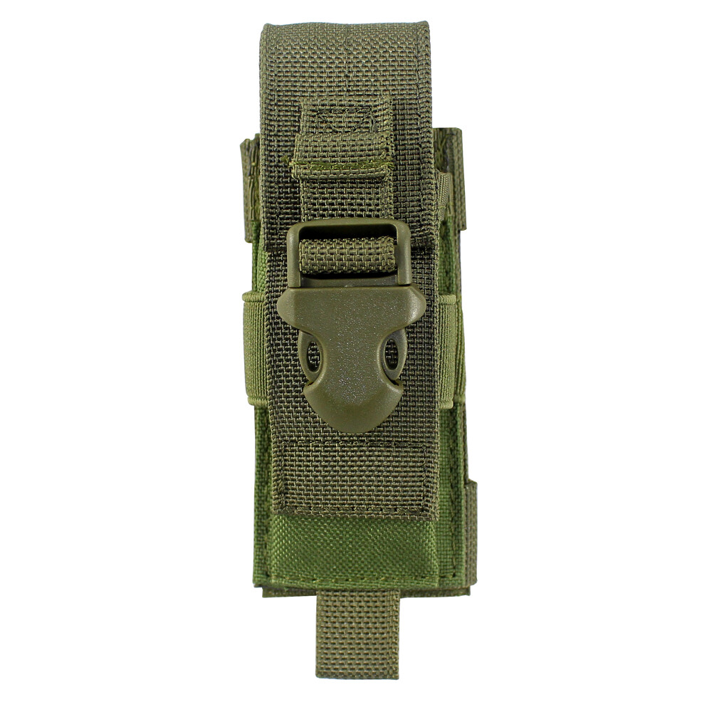 Military Tactical MOLLE Single Sheath Pouch EDC Tools Organizer Bag Folding Pack