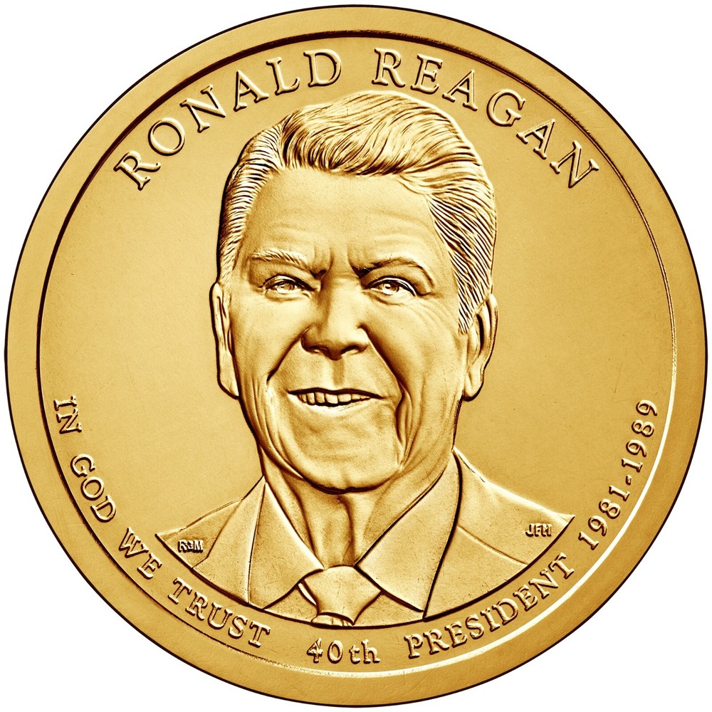 2016 D Ronald Reagan Presidential Dollar From Mint Roll