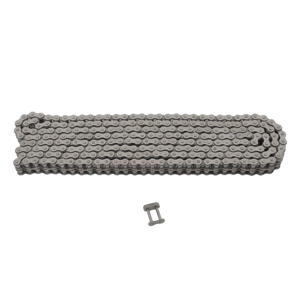10 Feet #40-2 Double Strand Roller Chain Includes 2 Master Links