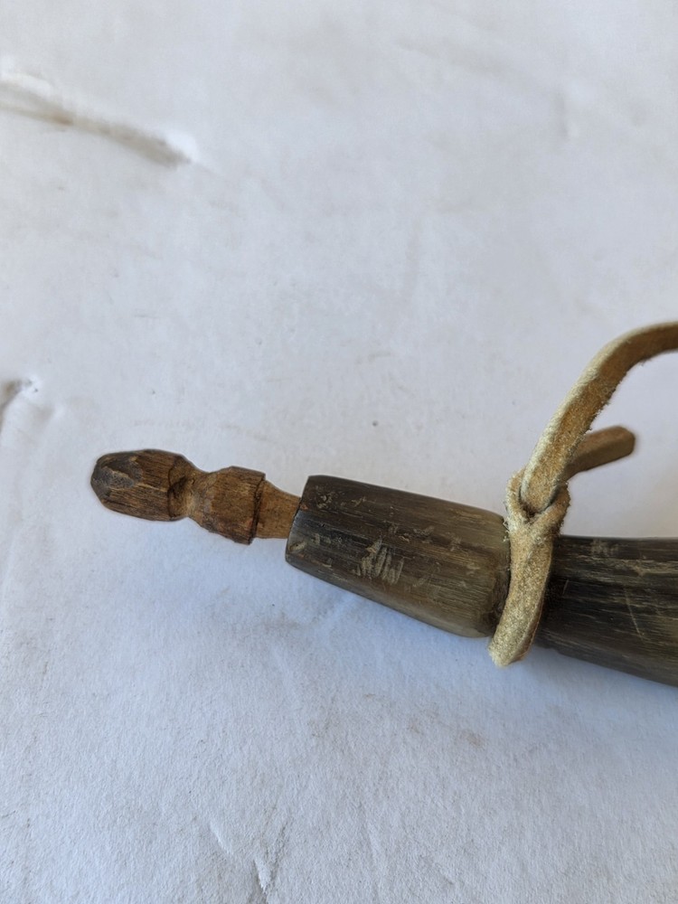 2-Antique Powder Horn
