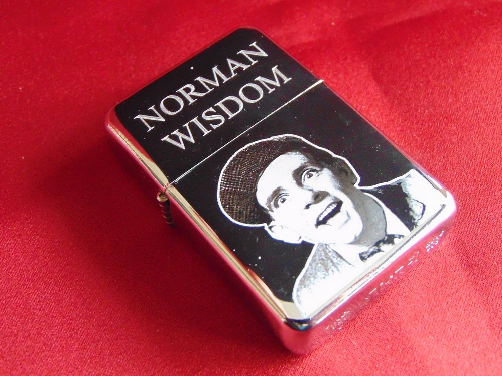 Norman Wisdom Engraved Lighter With Gift Box - FREE ENGRAVING