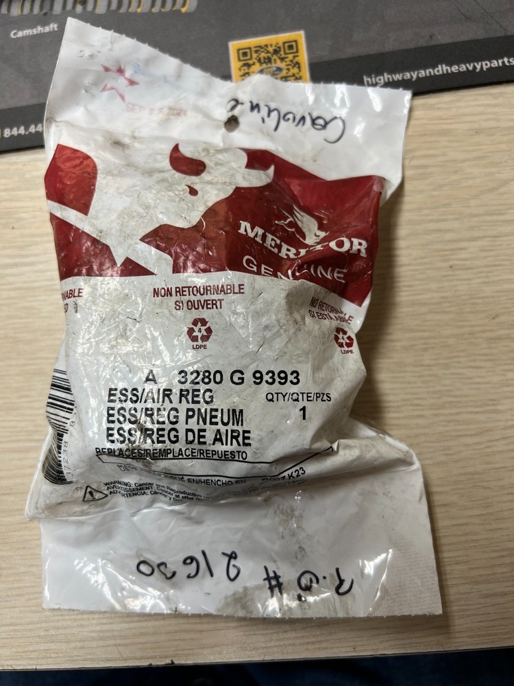 Meritor A3280X9072 Air Filter/Regulator Assembly